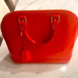 Louis Vuitton Red Alma PM